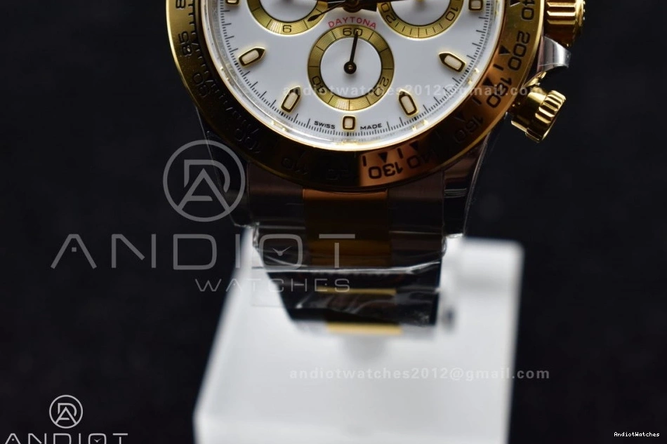 904L 757 BTF SS White Case and Daytona Best Edition SA 116503 Neat Dial Bracelet 1:1 0506